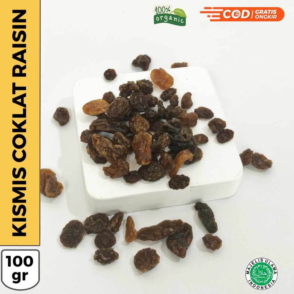 

KISMIS SIMIN MANIS COKLAT / Kismis Simin 100gram / Kismis Simin Kemasan Kecil / Kismis Arab / Kismis Simin / Kismis Kering / Kismis Original Bisa COD