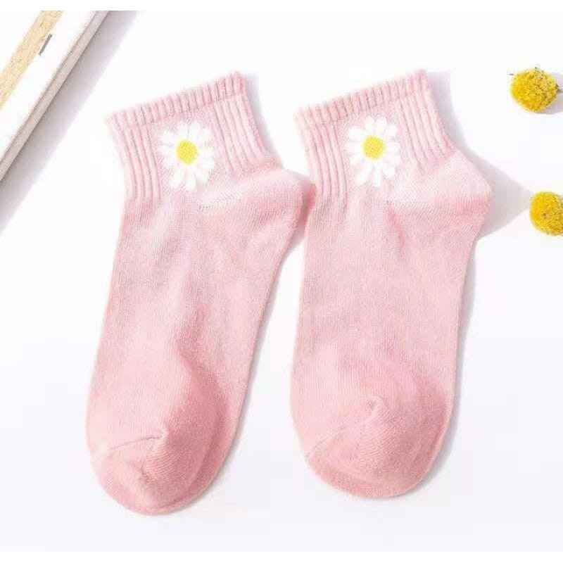 ✅COD [BBS] Kaos Kaki Wanita Motif Bunga Kaoskaki Pendek Semata Kaki Fashion Korea Import