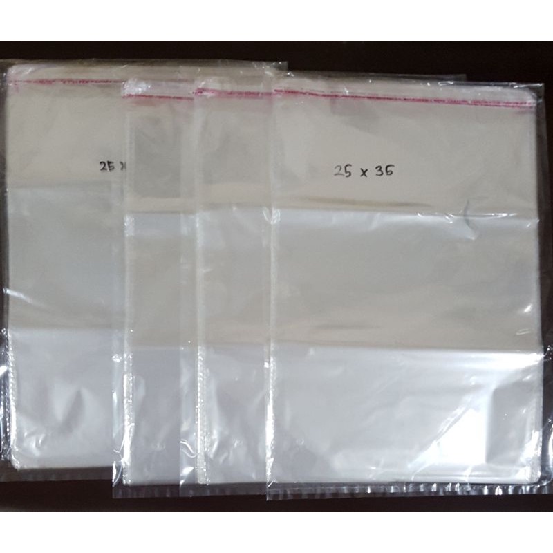 

Plastik OPP 25x35 / Plastik Bening Kaca Seal Lem