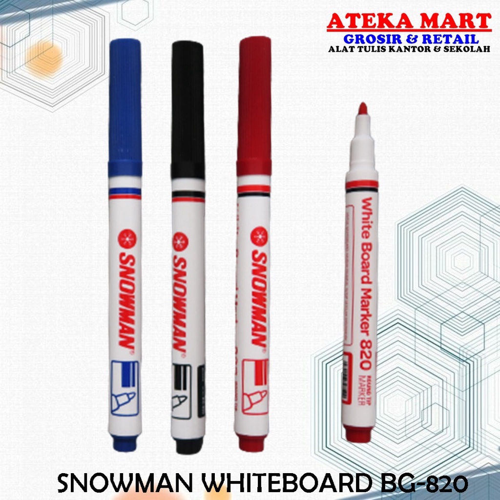 

[PCS] SNOWMAN WHITEBOARD MARKER BG-820