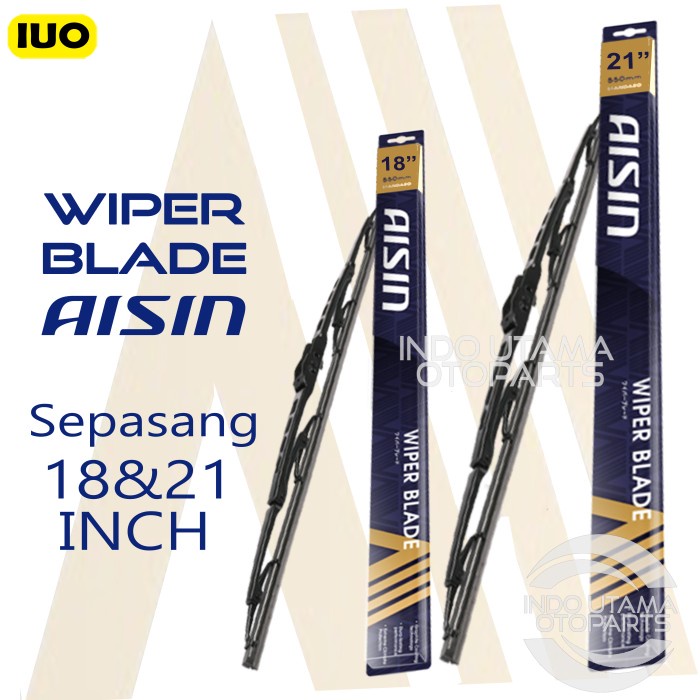 Wiper Mobil Mitsubishi New Pajero Sport AISIN Sepasang 18-21&quot; ORIGINAL