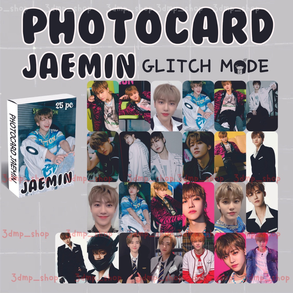 [25 Lembar] Photocard NCT Dream Candy Glitch Mode Jaemin Renjun Jisung Jeno Haechan Mark Chenle Beat Box