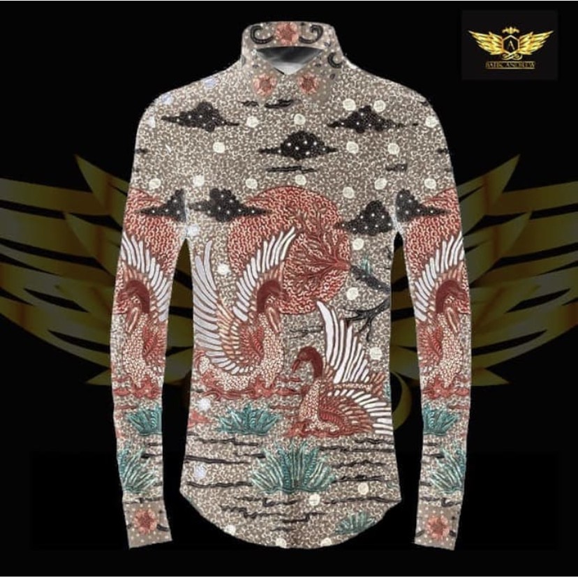 Kain Kemeja Batik Tulis Pria Wanita Lengan Pendek Panjang 2