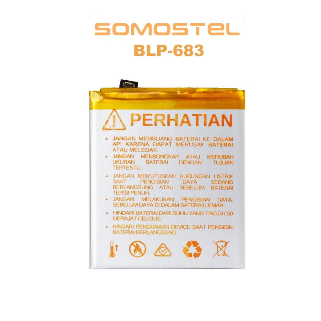 Somostel - BLP683 / BLP695 / BLP689 Realme 2 Pro / Realme U1 Baterai