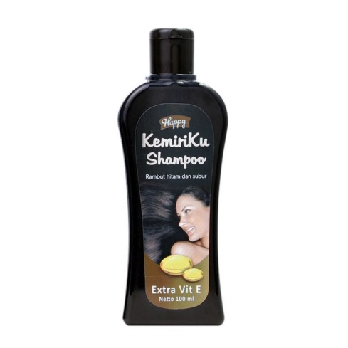 Happy kemiriku Shampoo 100ml Rambut Hitam Dan Subur
