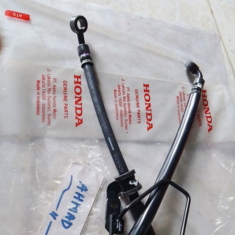 selang rem cakram depan honda scoopy fi esp new donat original