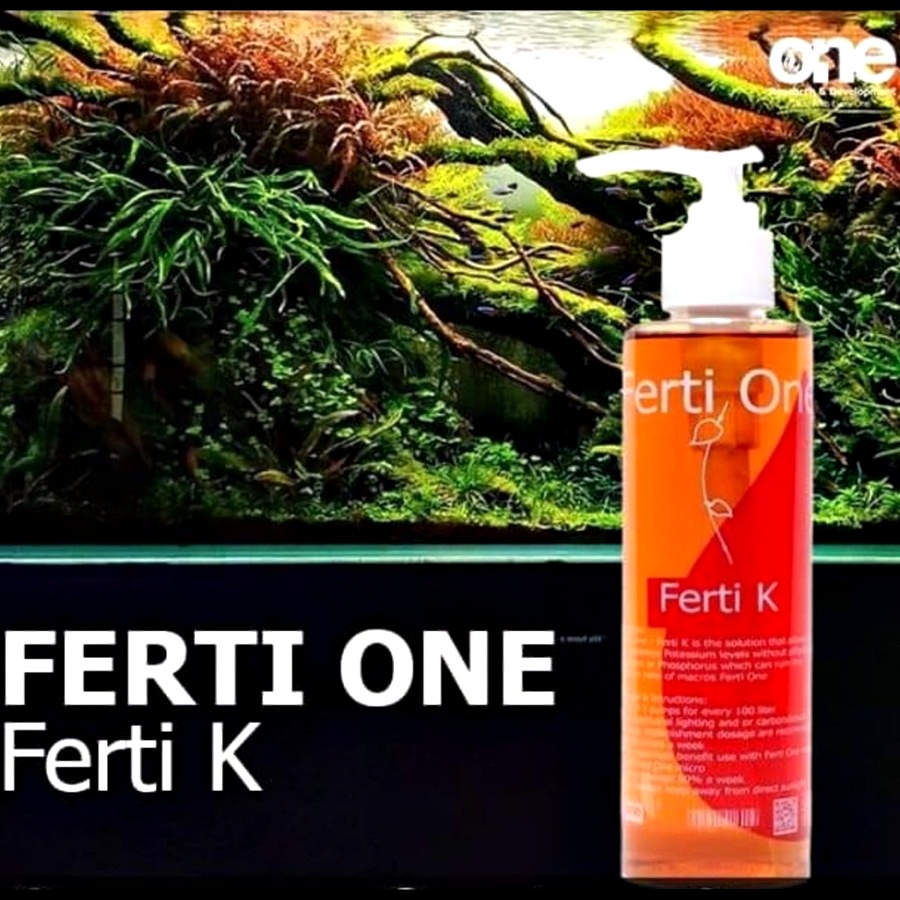 Ferti One  FERTI K + Pupuk Cair Tanaman Aquascape Aquarium 200ml