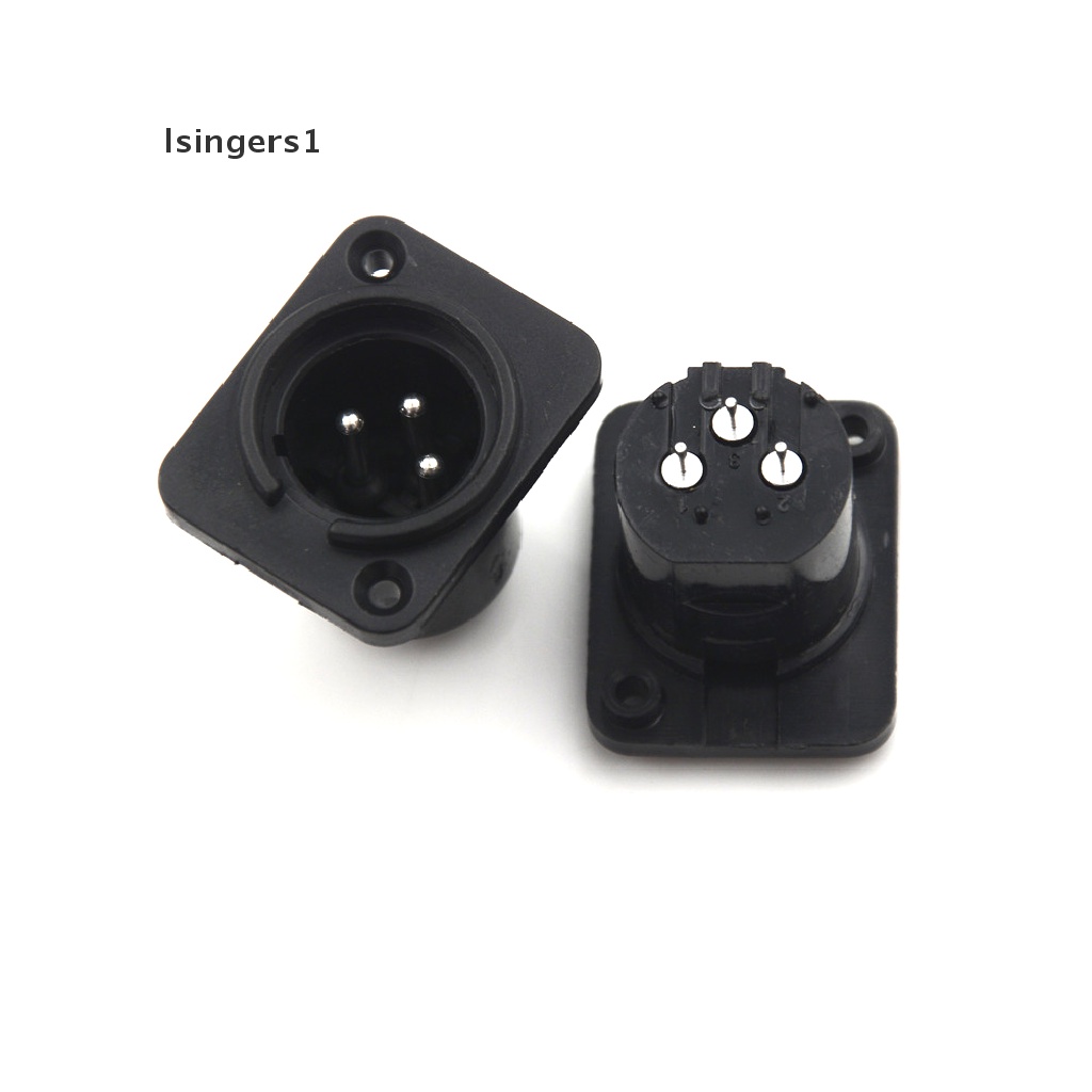 (lsingers1) 10pcs Konektor Jack XLR 3-Pin Male