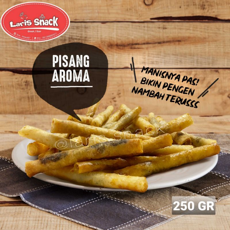 

Pisang Coklat Aroma Manis Gurih Renyah Snack Kiloan 250gr