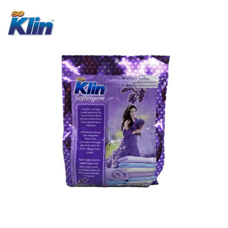 So Klin Deterjen Bubuk Purple Lavender dan Rosy Pink 425gr