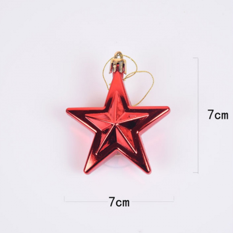 7Cm Three-Dimensional Plastic Five-Pointed Star Set Box