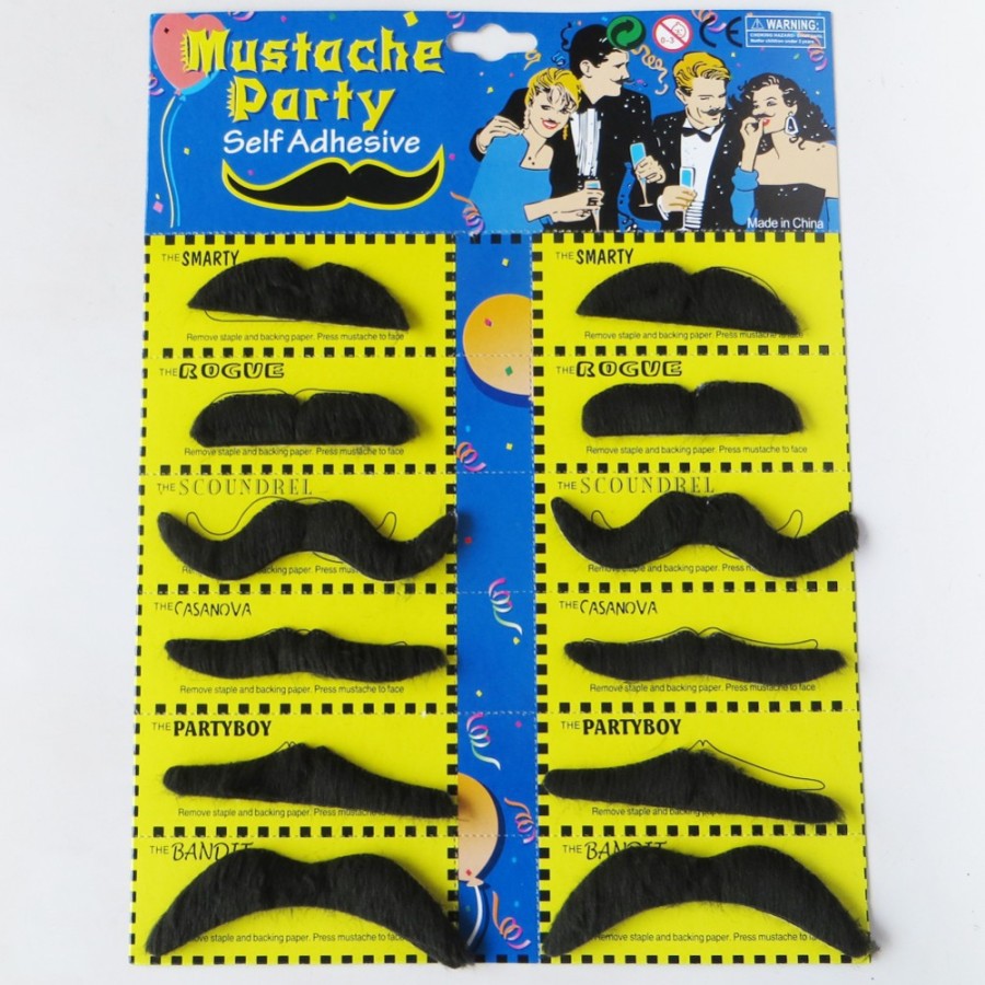 Kumis palsu, fake moustache, lebih bagus, seperti kumis asli