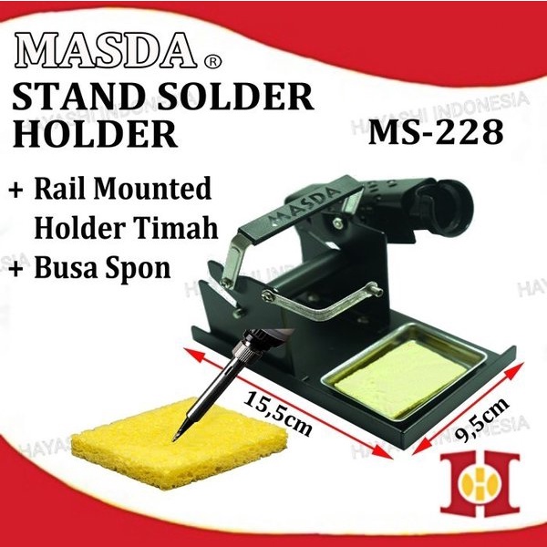 Stand Solder Mounted Holder Alat Tempat Tatakan Dudukan Soldering Kit