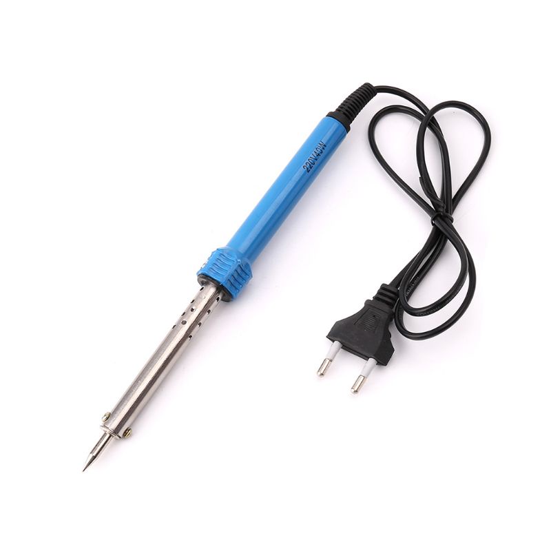Gro 220V Solder Listrik Iron Las Manual External Heated Soldering Tool 40W 6