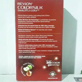 Pewarna rambut  Cat  Rambut  REVLON  COLORSILK 33 DARK  SOFT  