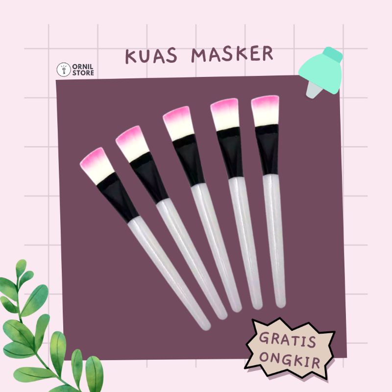 KUAS MASKER / KUAS MASKER SILIKON / KUAS MASKER WAJAH / KUAS MASKER MURAH / GROSIR KUAS MASKER WAJAH