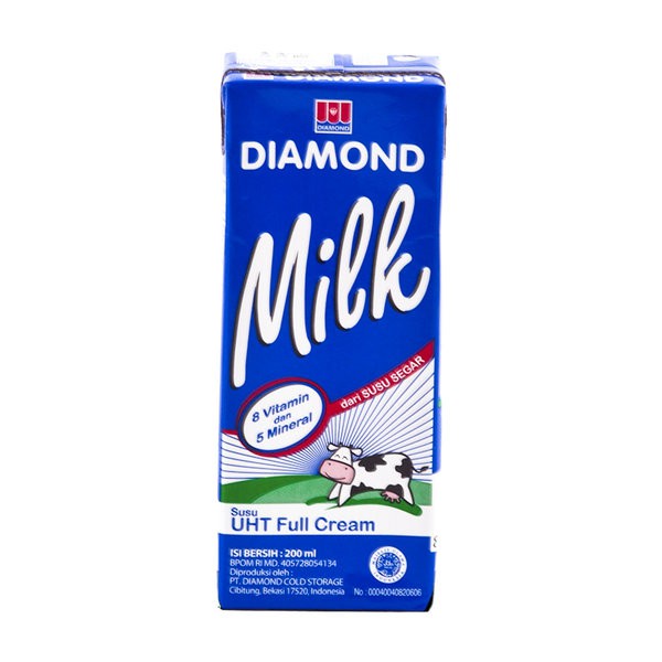 

DIAMOND UHT Milk Full Cream 200ml