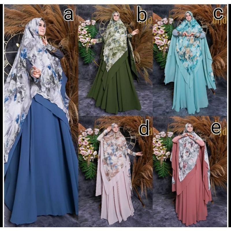 DIJAH 524 BY DIJAH GAMIS SYARI TERBARU BAJU SYARI SET SYARI GAMIS SYARI PREMIUM