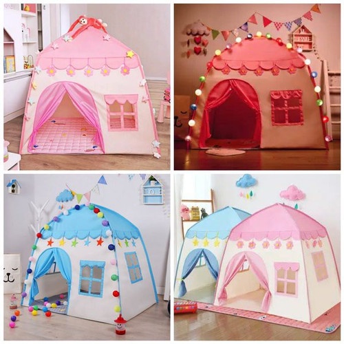 BEST SELLER! Tenda Anak Princess  Mainan Indoor Outdoor Portable tenda anak model castle berkualitas