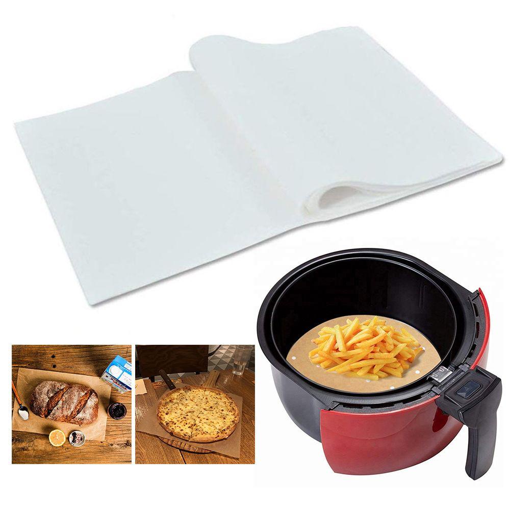 Solighter 100Sheet Kertas Roti Lembaran Candy Oven Pad Tray Paper Alas Baking Kue Kertas Minyak Silikon