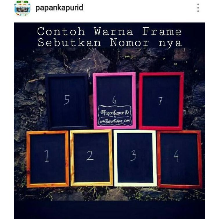 Papan Tulis Kapur Kecil Murah Prewed Papan Tulis Mini Papan Kecil