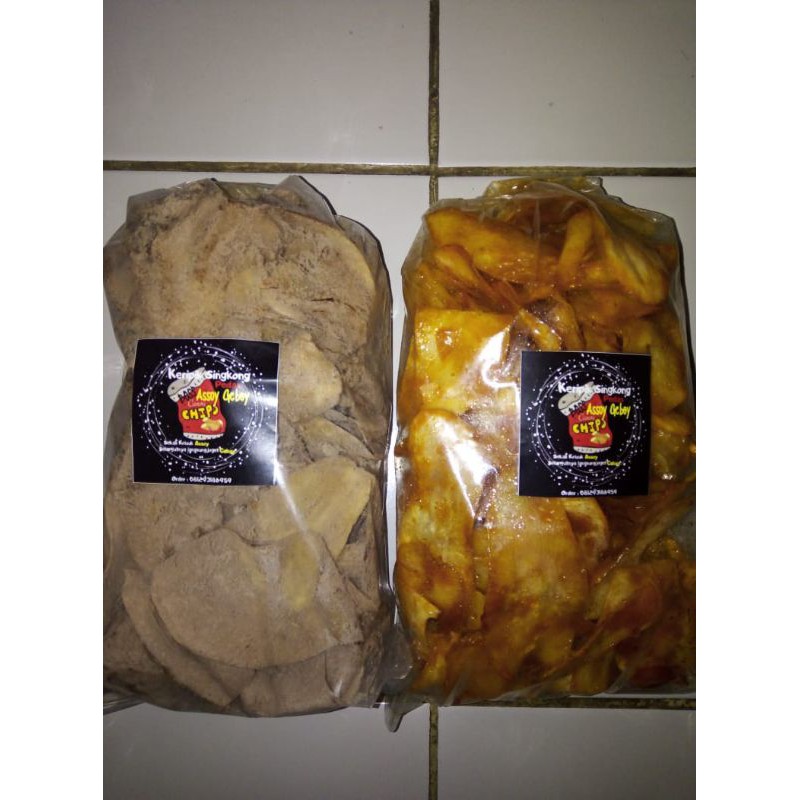 

Keripik Singkong Boss Assoy Geboy