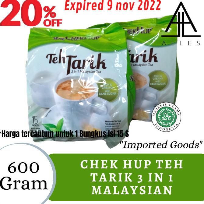 

[COD] Chek Hup Teh Tarik 3 In 1 Malaysian / Malaysia Tea / Teh Instant 600gr [COD]