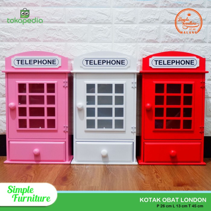 Kotak Obat P3K Phonebox London (Plus Laci)