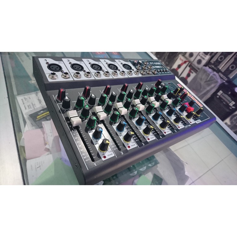 MIXER 7CHANNEL LIVE USB MP3 ELECTRO SOUND SLIM BERKUALITAS