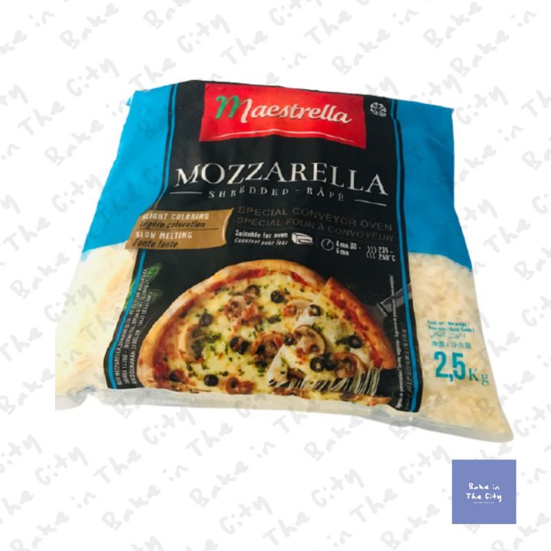 

Keju Mozzarella Shredded Maestrella - Repack 100g | Gojek or Grab only !!!