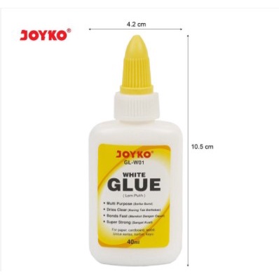 

Lem Putih Joyko GL-W01 White Glue 40 ml