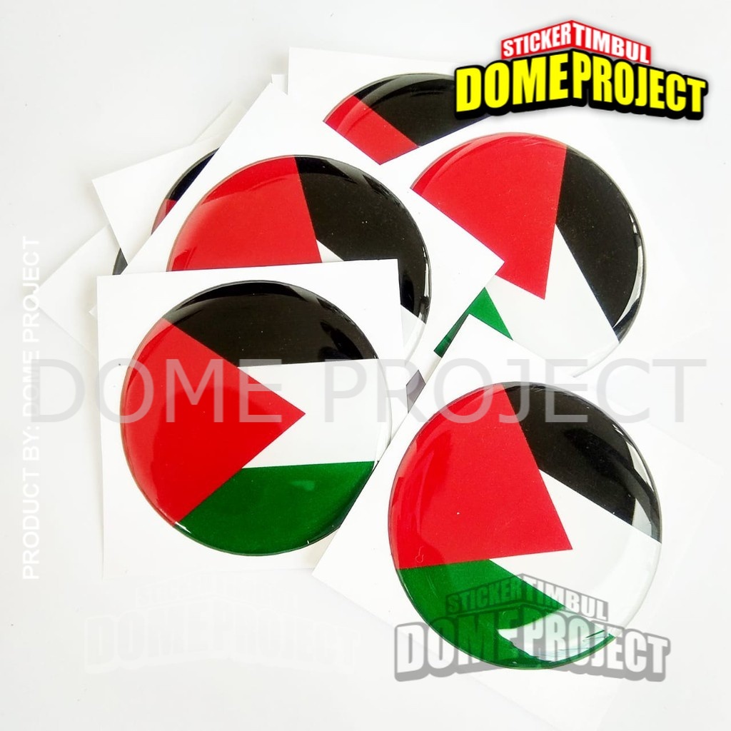 STIKER MOTOR TIMBUL EMBLEM BENDERA Palestine Gaza Stiker Mobil Sticker