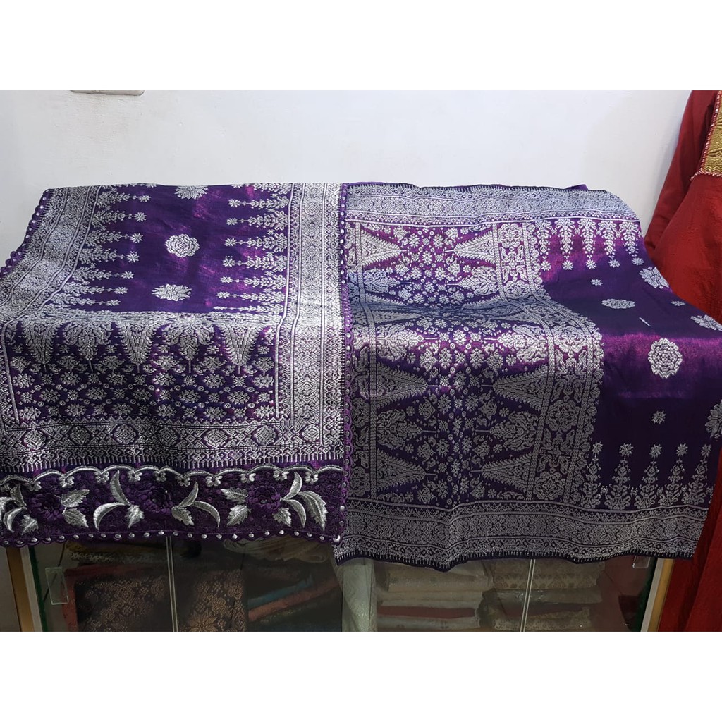 songket palembang cantik manis