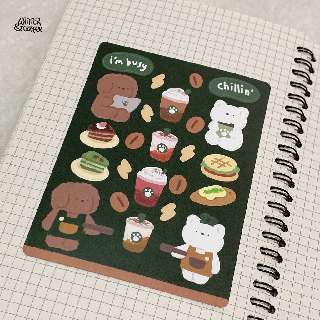 COFFEE TIME STICKER SET