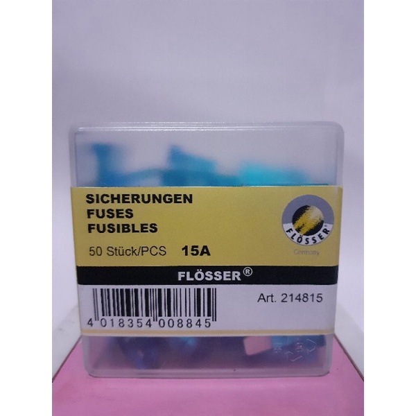 Sekring tancap besar 15A FLOSSER GERMANY 1 pcs