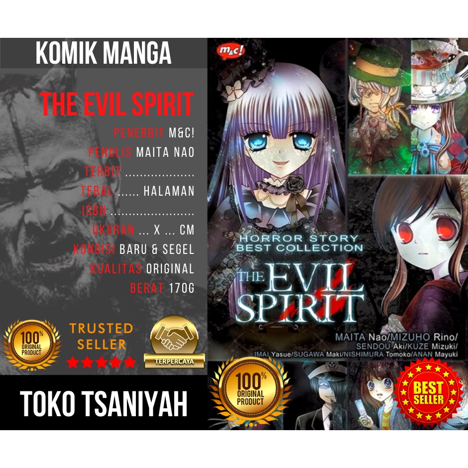 Komik Horor The Evil Spirit Maita Nao Mizuho Rino Komik Hantu Horror Komik Misteri Mistery Thriller 