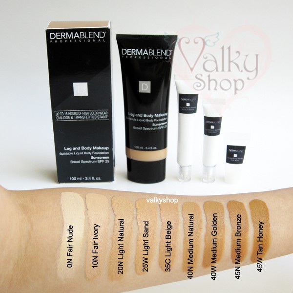 FULL SIZE - DERMABLEND Leg and Body Makeup - 100% ORIGINAL