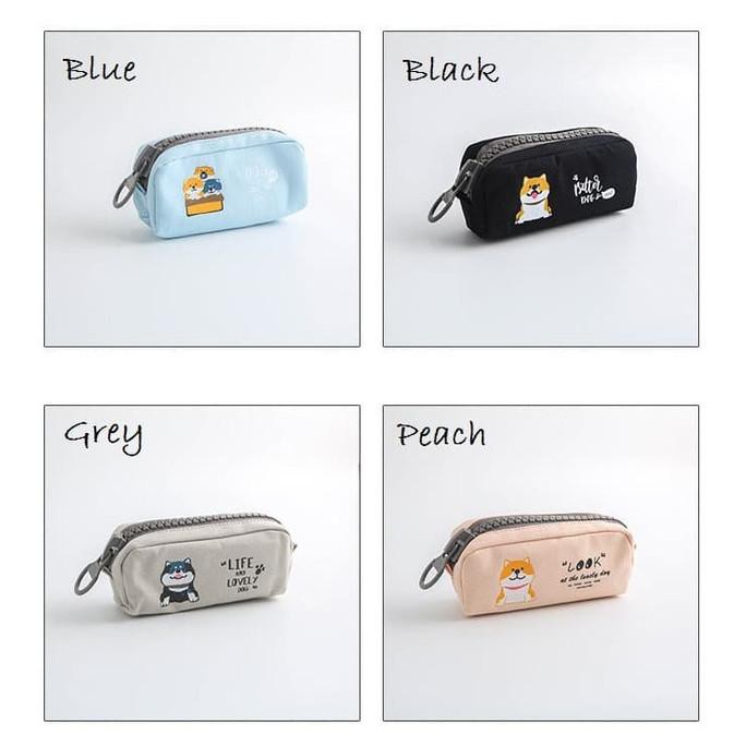 

Promo Awal tahun TP0046 Kawaii Shiba Dog Big Zipper Large Pencil Case / Tempat Pensil Promo Awal