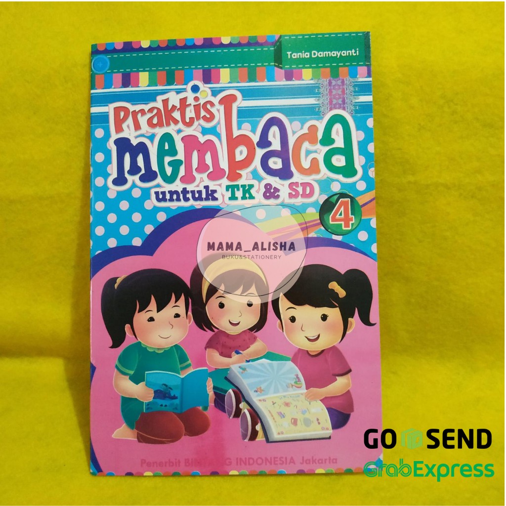 Buku Praktis Membaca Jilid 4 untuk Anak TK PAUD dan Pra SD