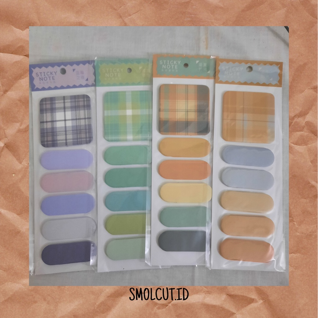 

Sticky Notes aesthetic Korean pattern / sticky notes pola gambar fancy lucu