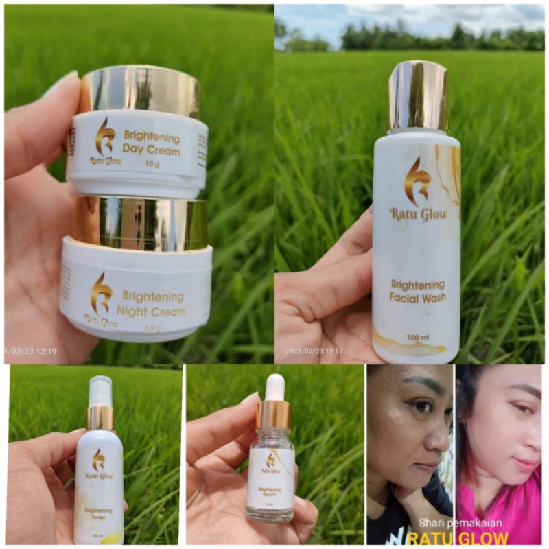 Skincare Ratu GLOW BPOM DAN HALAL AMAN 100% / Cream RATU GLOW BPOM Cream Wajah BPOM Dan Halal / Crea