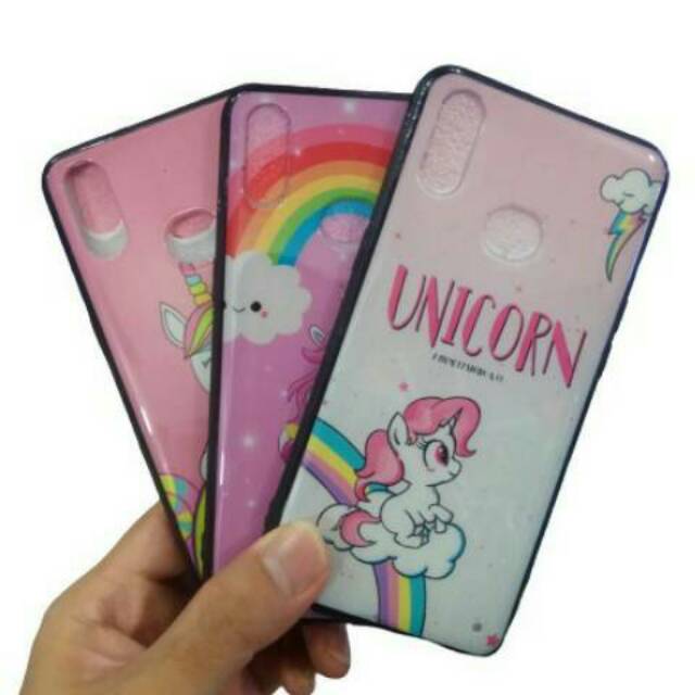 CASE FUZE GLASS UNICORN + IRING LOVE A21S A51 A50S A10S A20S