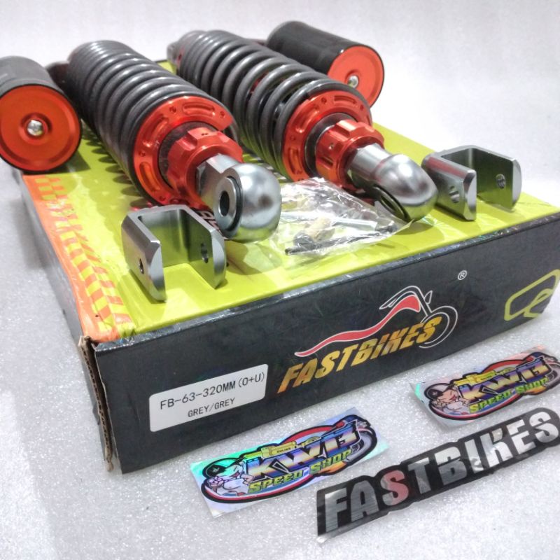 shockbreaker tabung atas fastbike copy ktc uk 280 320 340 Shock Skok Belakang Copy KTC Titanium Fastbike ukuran 280 320 340 Grand CB GL Tiger