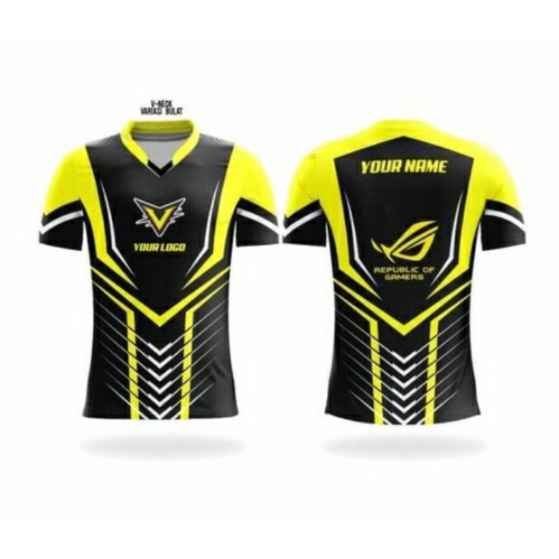 baju kaos jersey gaming free fire printing custom