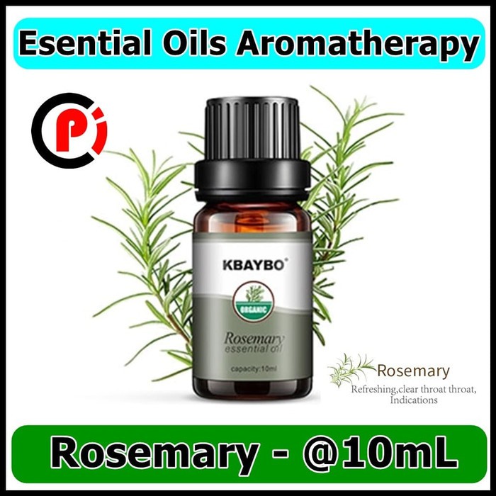 Kbaybo Pure Essential Oils Aromatherapy Diffusers 10ml Rosemary