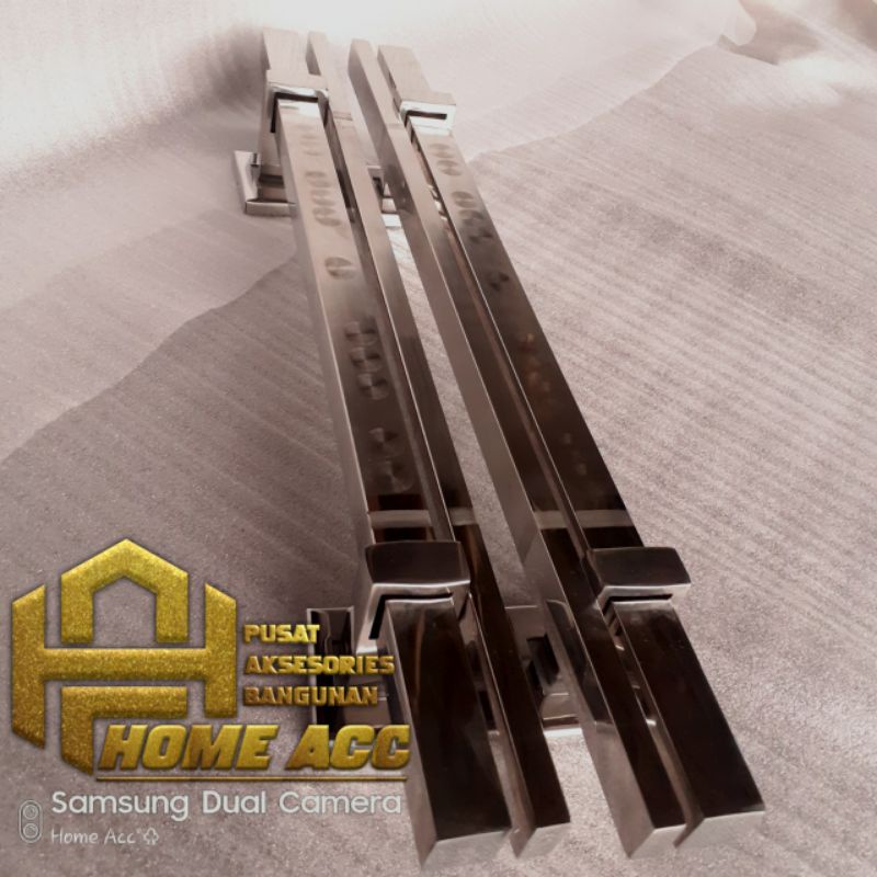 HANDLE STENLIS//hendel pintu kupu tarung twin 60cm