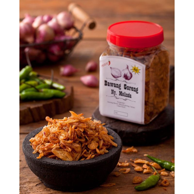 

BAWANG GORENG NY MELINDA PEDAS 120 GRAM