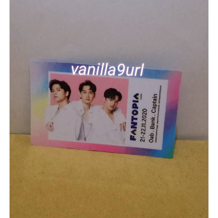 token card fantopia oab bank captain official photocard (PC)