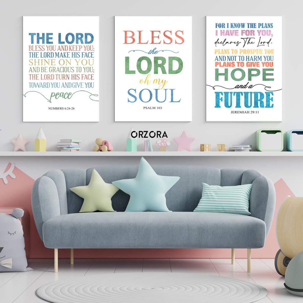 Poster Rohani Kristen / Dekorasi Rumah /Poster Inspirasi(AP30015)