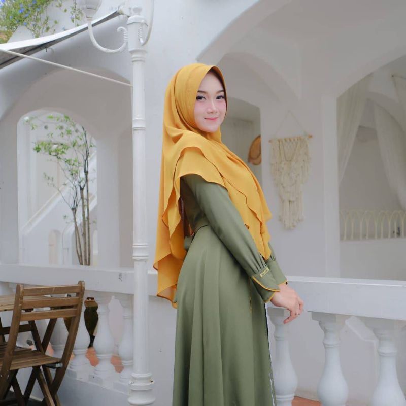 Gamis syar'i Khadijah by Marwah Hijab